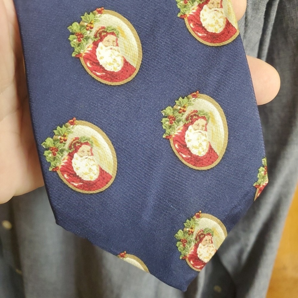 Old‎ Saint Nick Santa Claus Ornament Christmas Tie